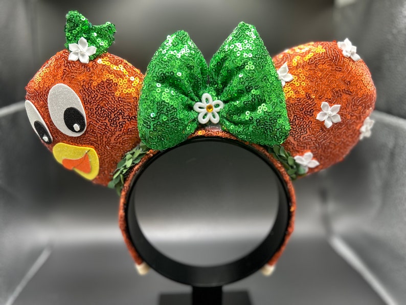 Citrus Bird Ears &mdash; handmade ear headband by Cluless Designs